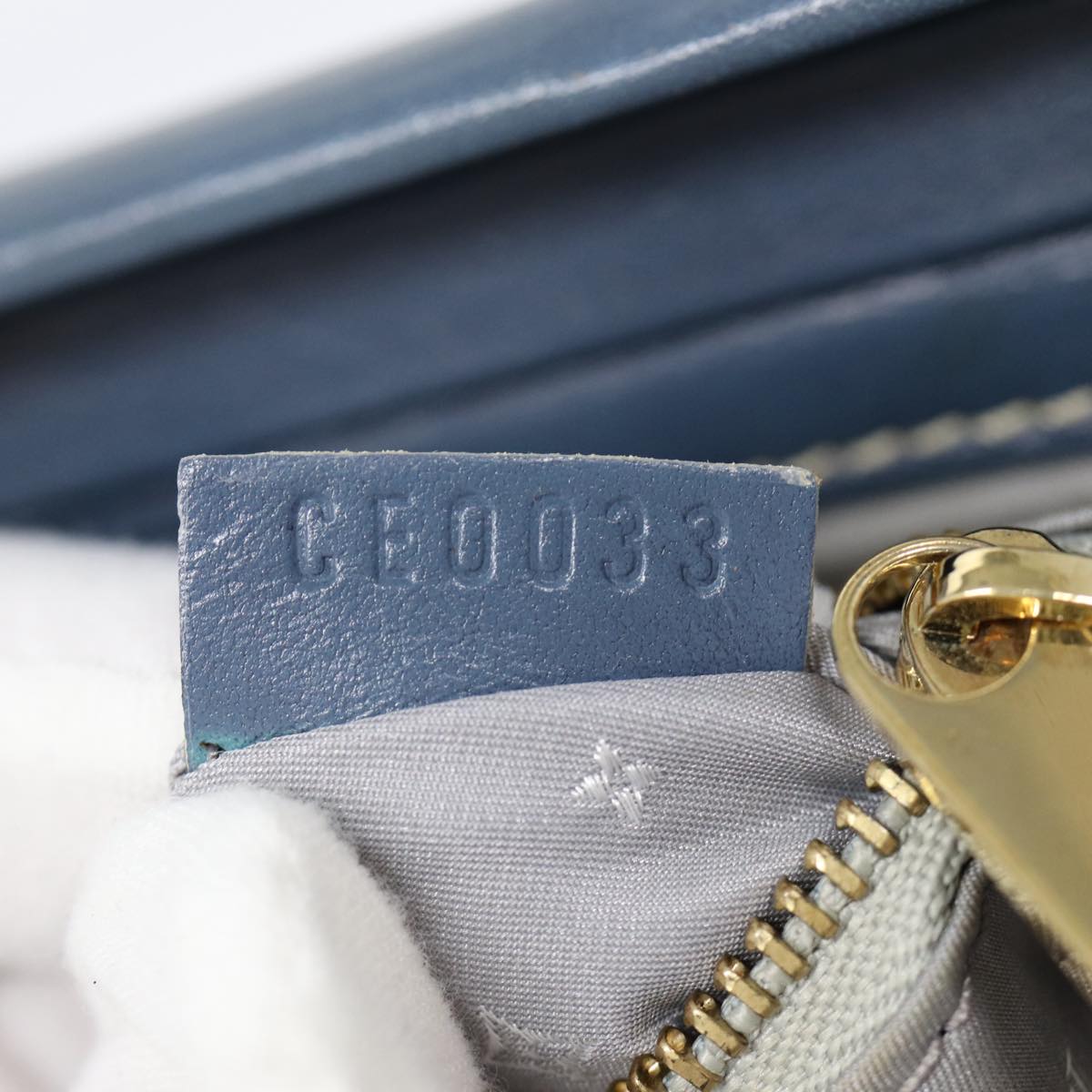 LOUIS VUITTON Suhari Angenu PM Hand Bag Leather Blue M91807 LV 86980