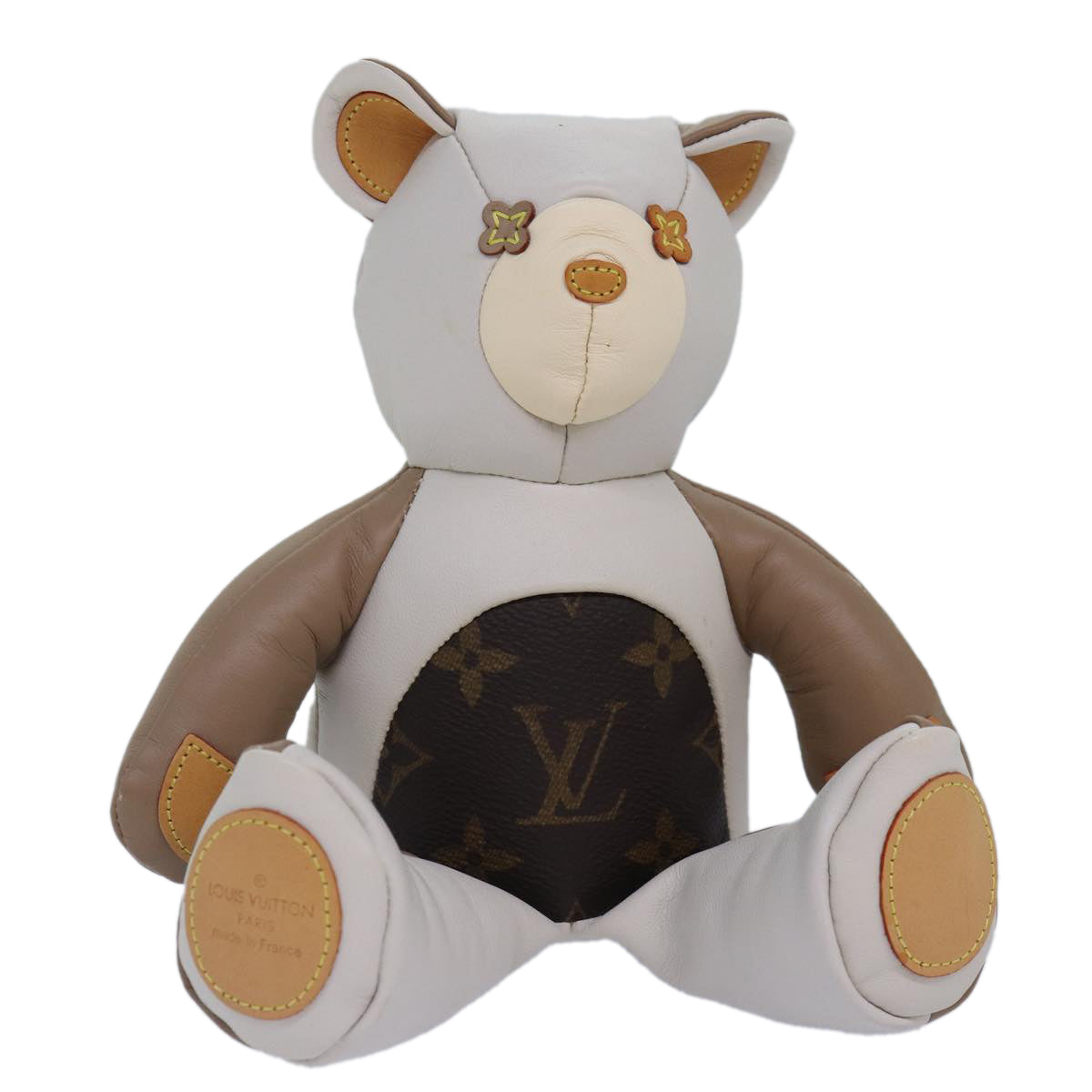LOUIS VUITTON Monogram Teddy Bear GI0142 LV 86983A