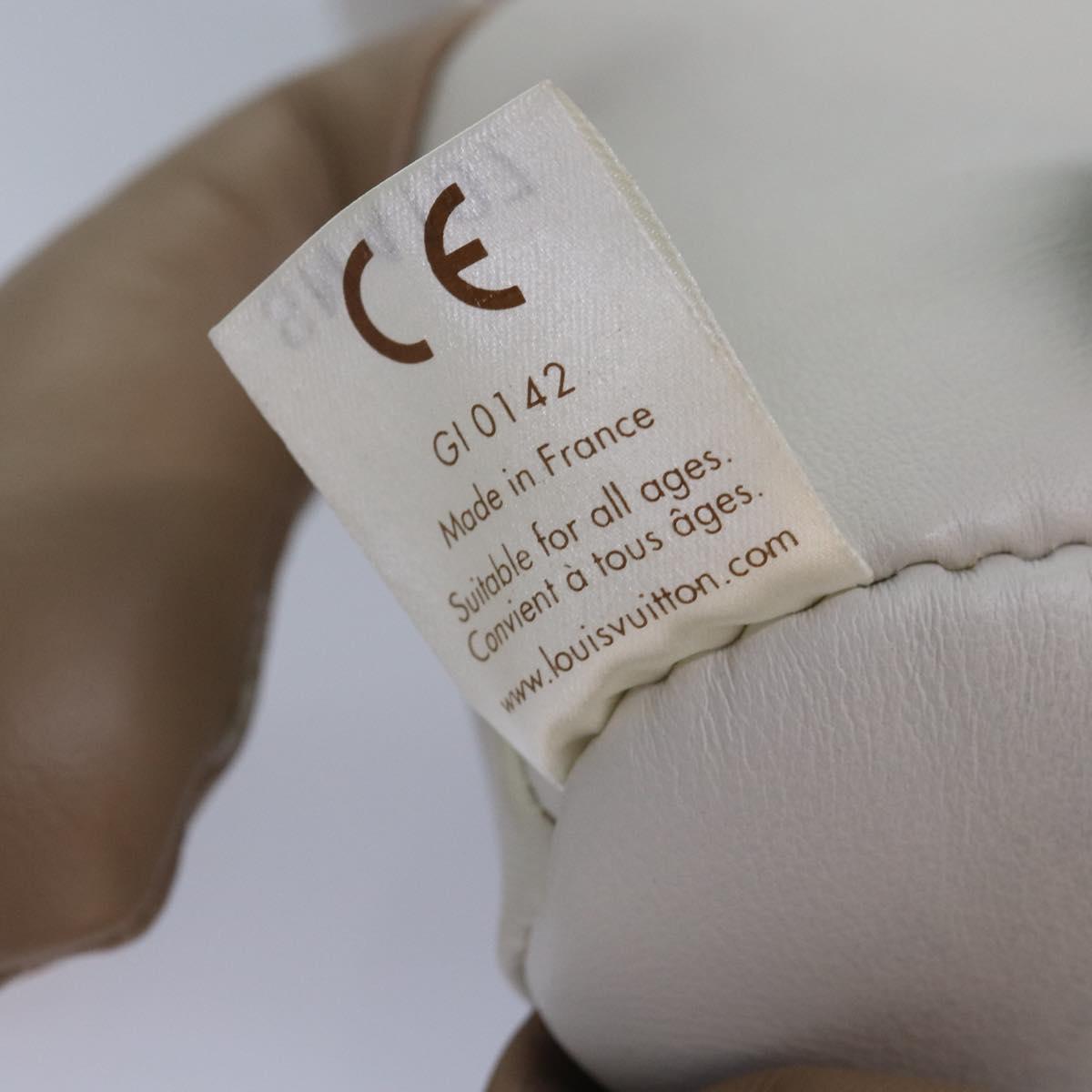 LOUIS VUITTON Monogram Teddy Bear GI0142 LV 86983A