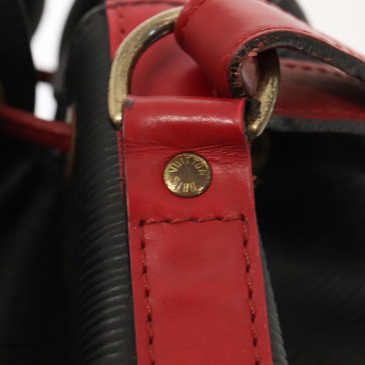 LOUIS VUITTON Epi Noe Shoulder Bag By color Black Red M44017 LV 86988