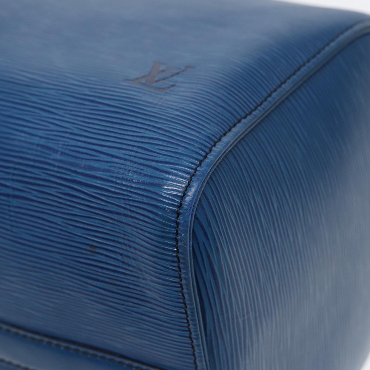 LOUIS VUITTON Epi Speedy 35 Hand Bag Toledo Blue M42995 LV 86994