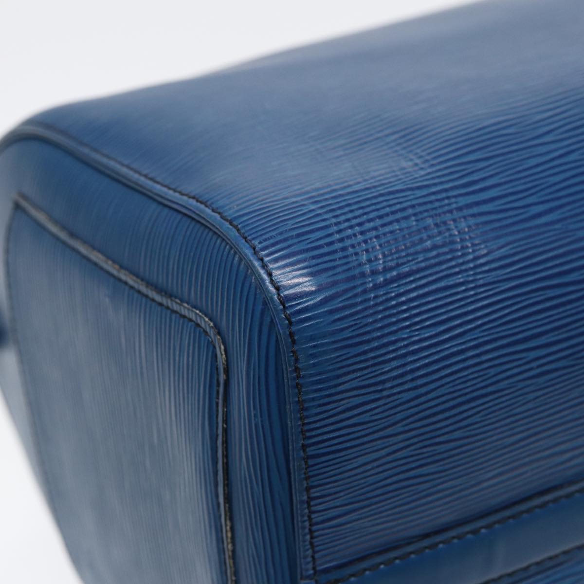 LOUIS VUITTON Epi Speedy 35 Hand Bag Toledo Blue M42995 LV 86994