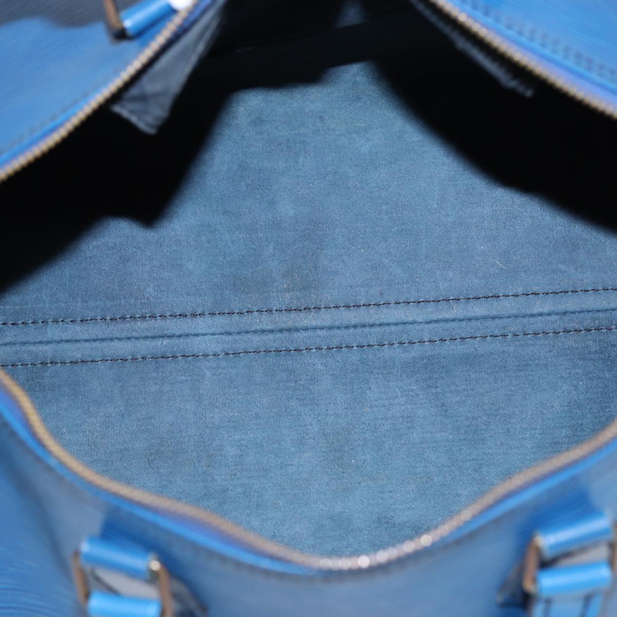 LOUIS VUITTON Epi Speedy 35 Hand Bag Toledo Blue M42995 LV 86994