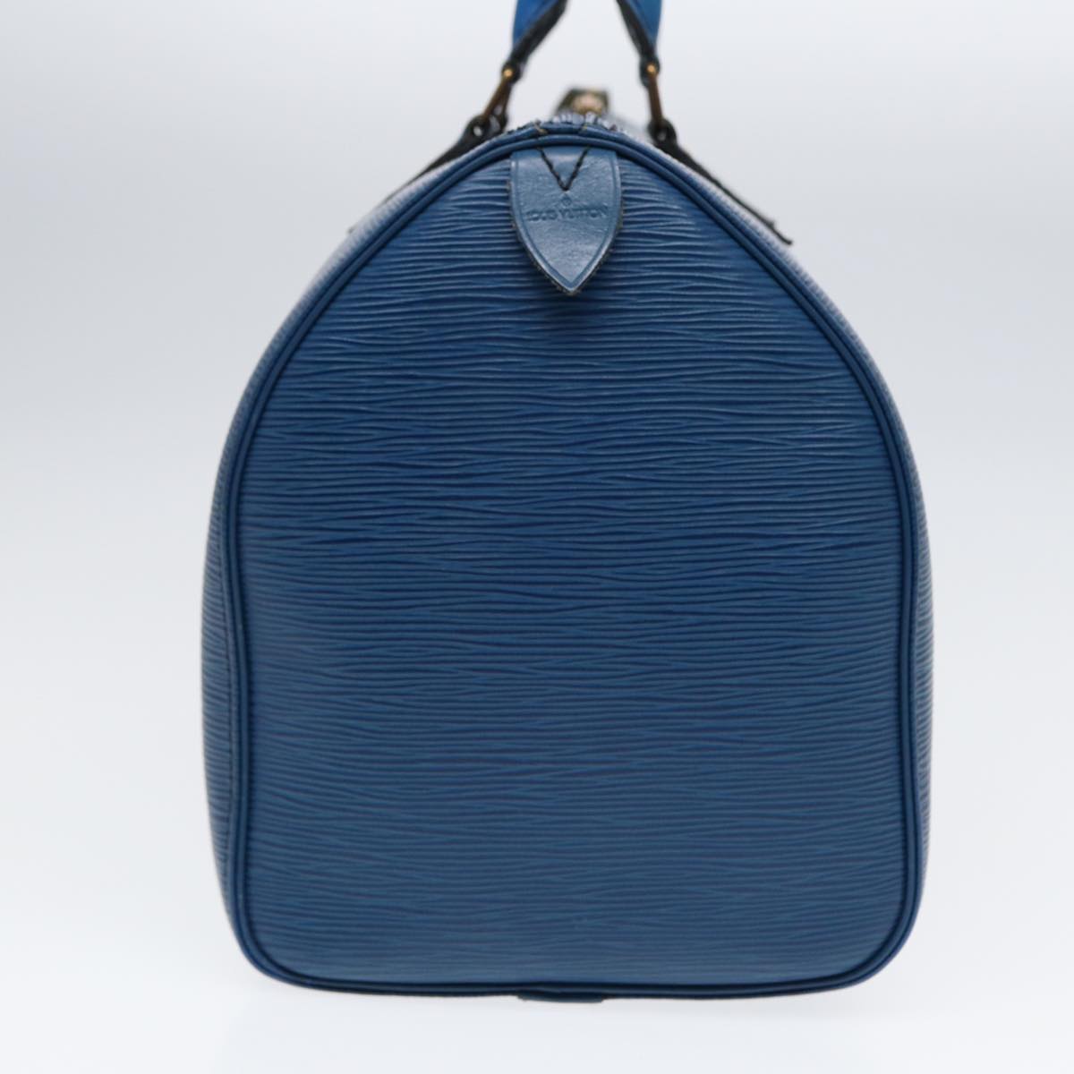 LOUIS VUITTON Epi Speedy 35 Hand Bag Toledo Blue M42995 LV 86994
