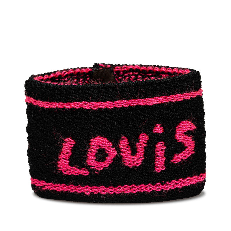 Louis Vuitton Toilet 36149 Black Pink Acrylic Polyester Polyurethane  Louis Vuitton