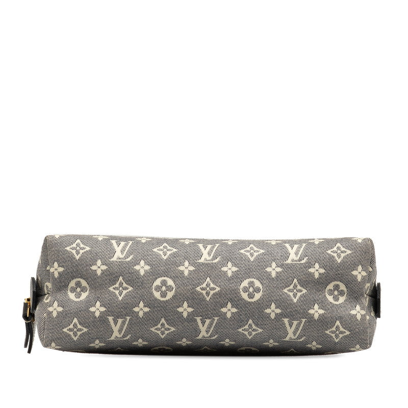 Louis Vuitton Monogram Idyl Poschet Cosmetic Pouch M40376 Anchor Grey Canvas Leather  Louis Vuitton