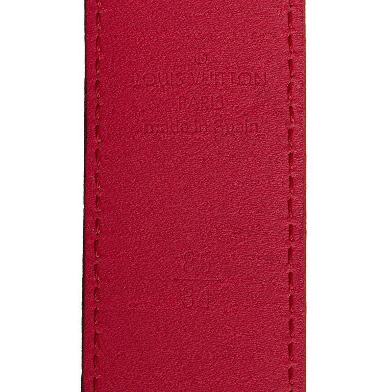 Louis Vuitton Multicolor Sandwich Cut Belt 85/34 M9682 Bronze Gold PVC Leather  Louis Vuitton