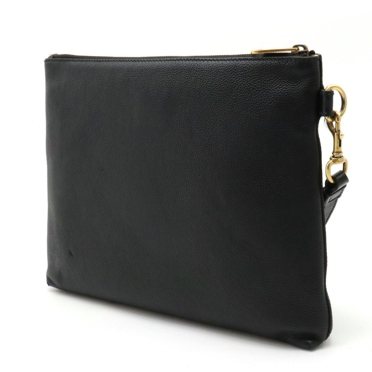 Gucci Logo  Leather Clutch Bag ()