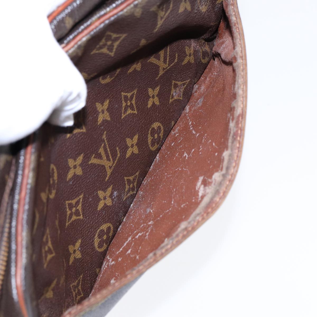 LOUIS VUITTON Monogram Compiegne 28 Clutch Bag M51845 LV 87016