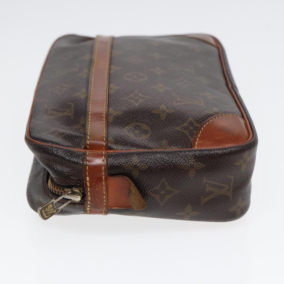 LOUIS VUITTON Monogram Compiegne 28 Clutch Bag M51845 LV 87016