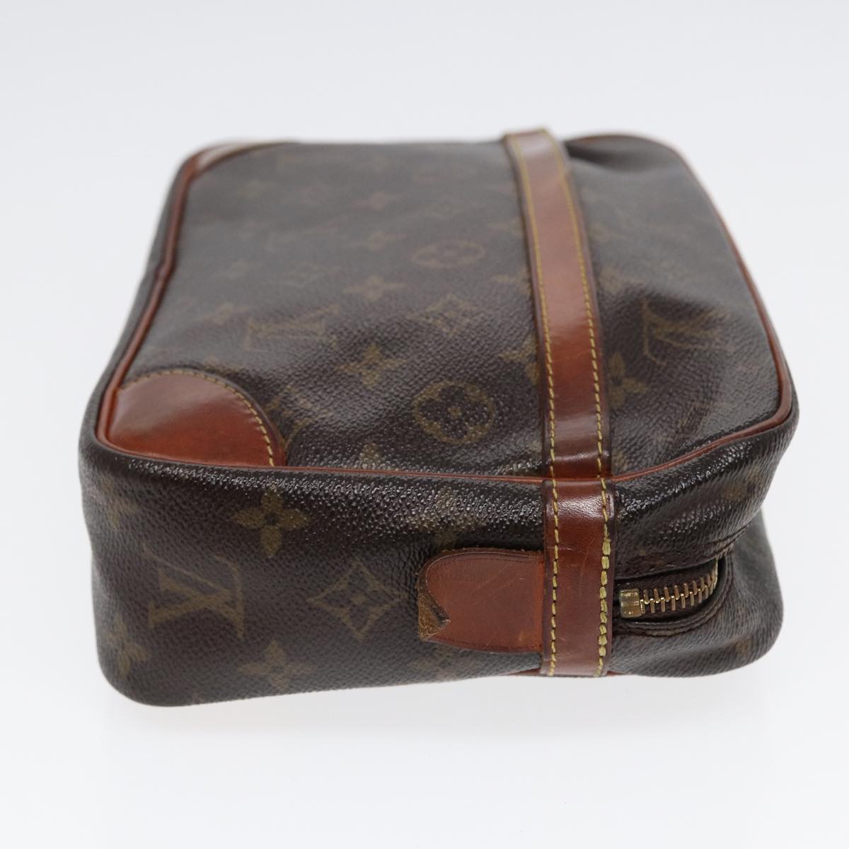 LOUIS VUITTON Monogram Compiegne 28 Clutch Bag M51845 LV 87016