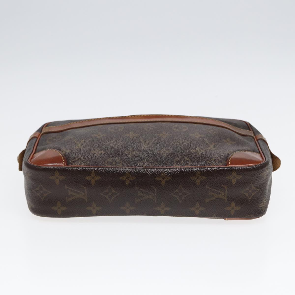 LOUIS VUITTON Monogram Compiegne 28 Clutch Bag M51845 LV 87016