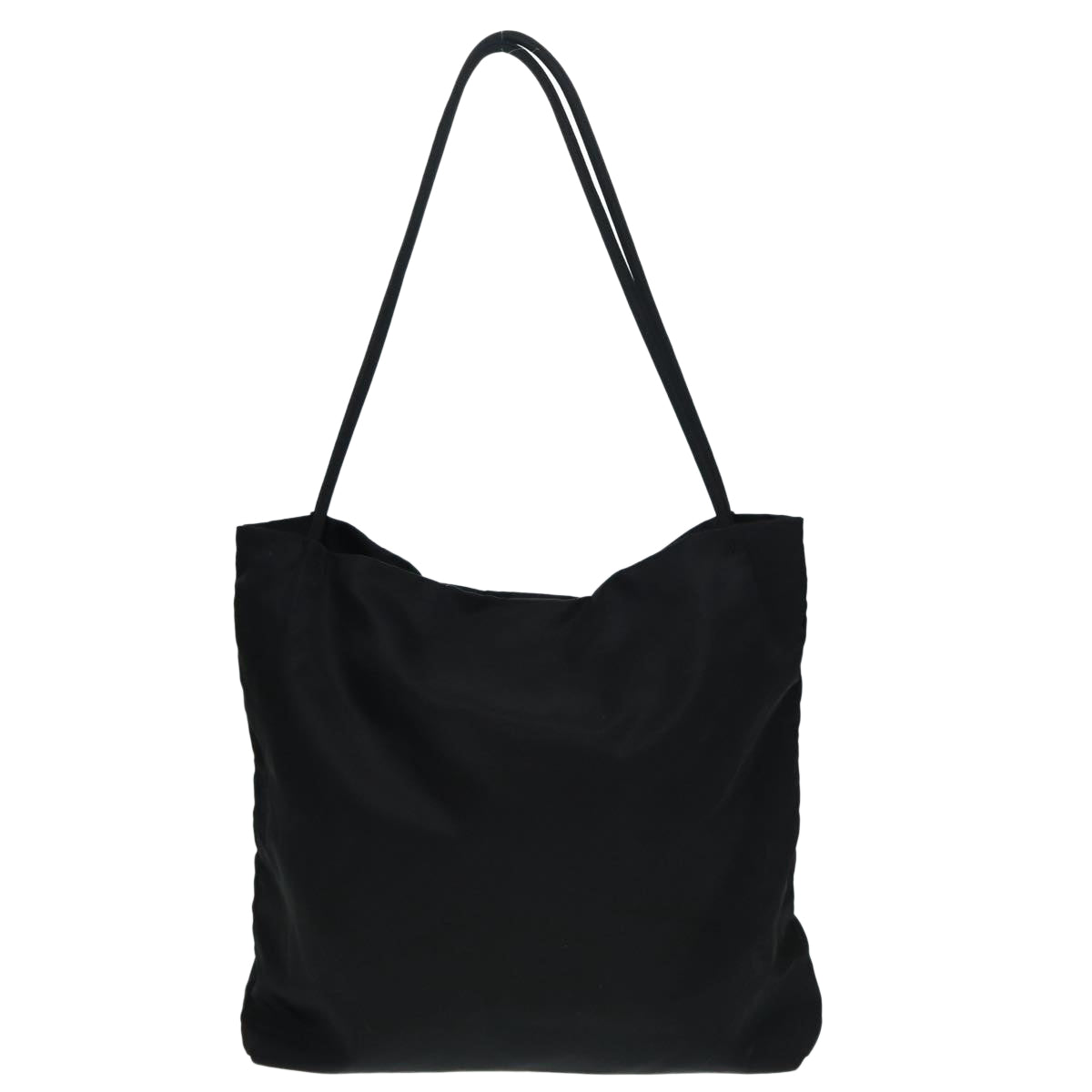 Luxury Prada Tote Bag Nylon Black Silver  87172