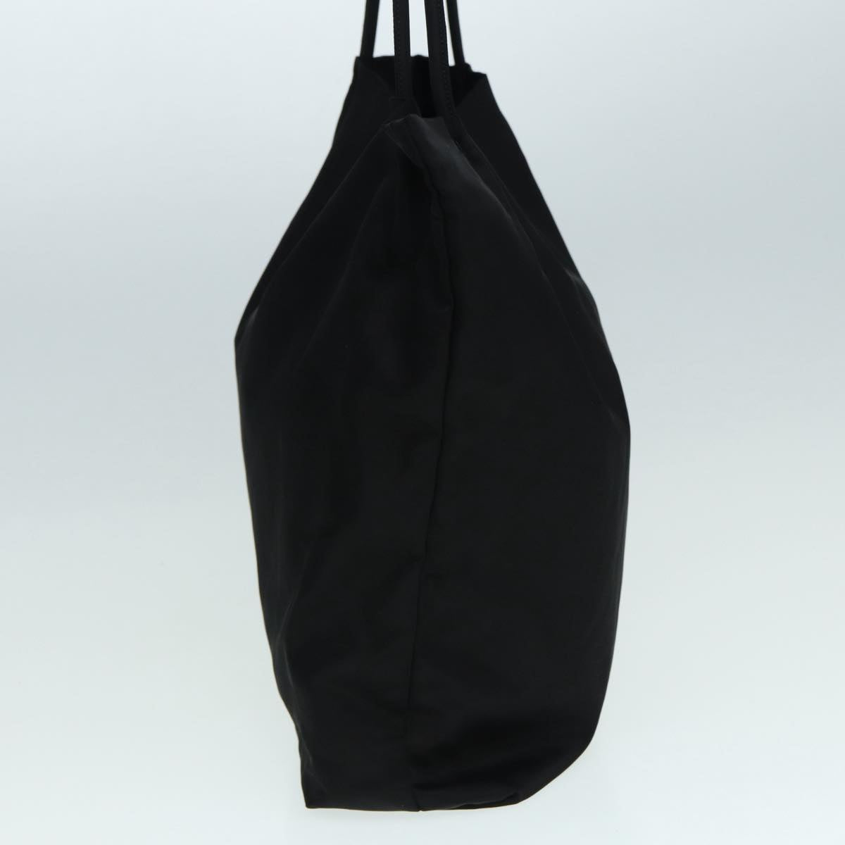 Luxury Prada Tote Bag Nylon Black Silver  87172