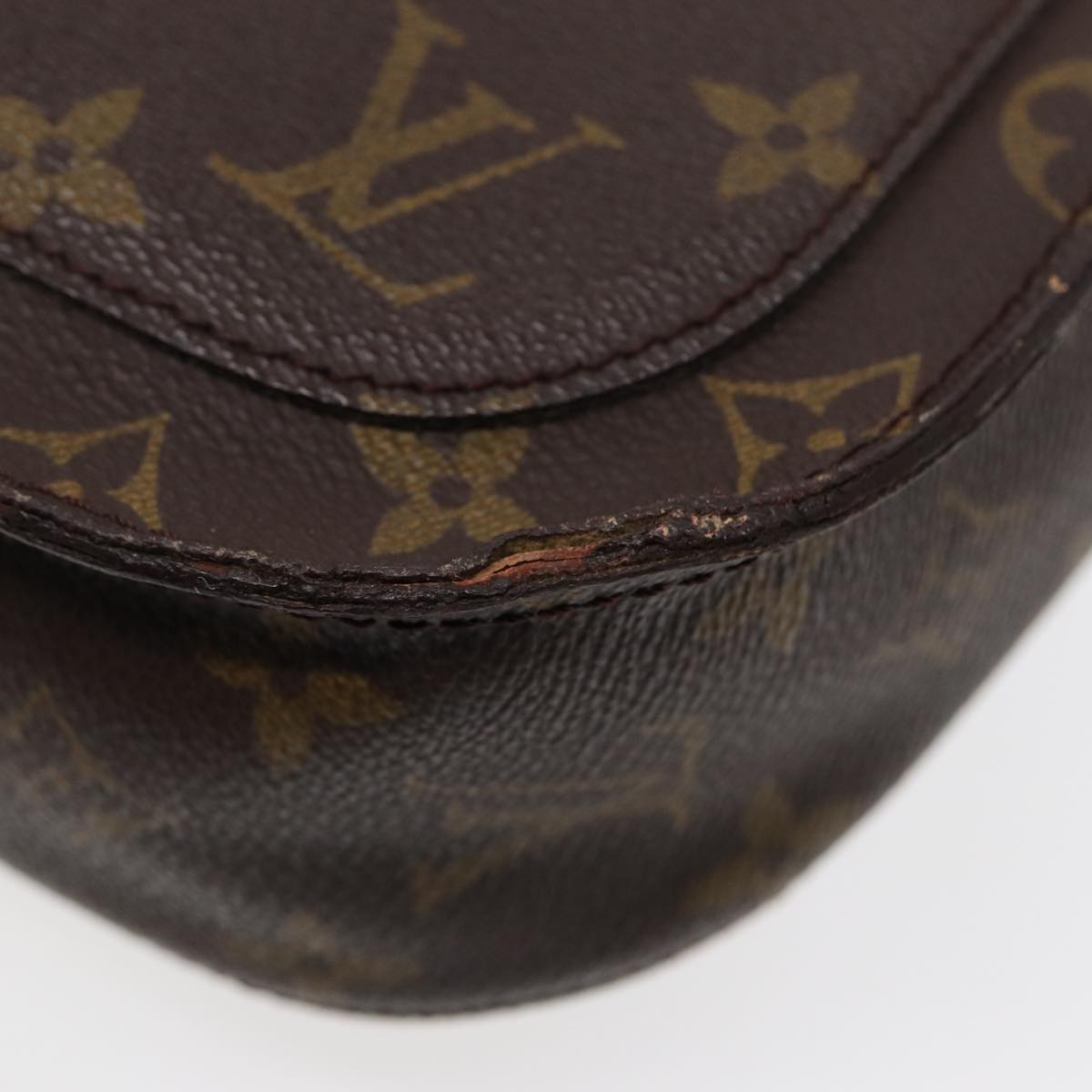 LOUIS VUITTON Monogram Saint Cloud GM Shoulder Bag M51242 LV 87184