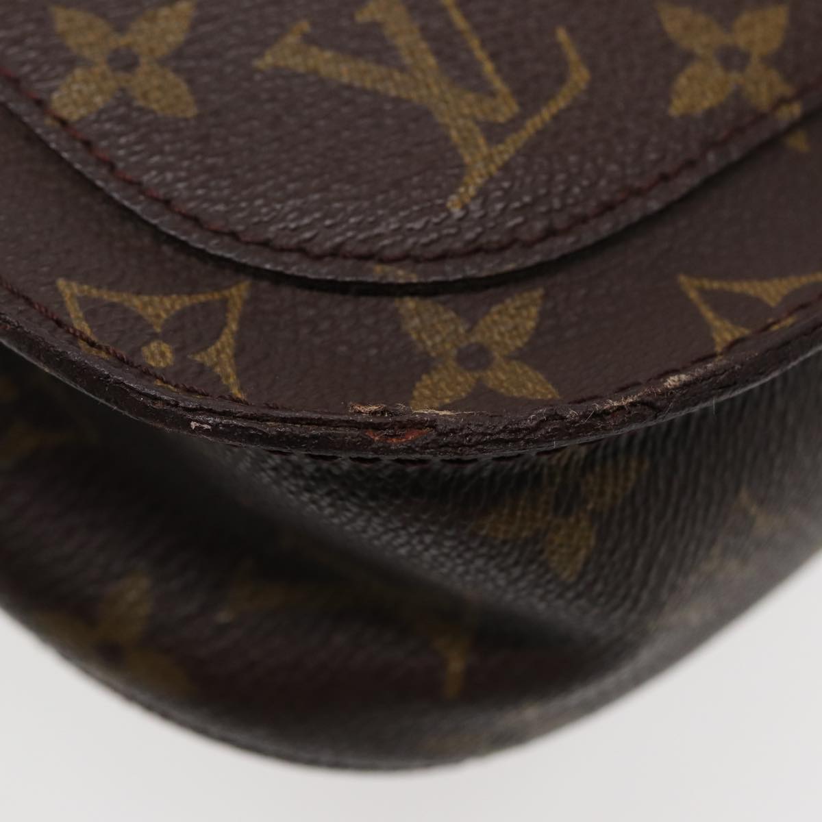 LOUIS VUITTON Monogram Saint Cloud GM Shoulder Bag M51242 LV 87184