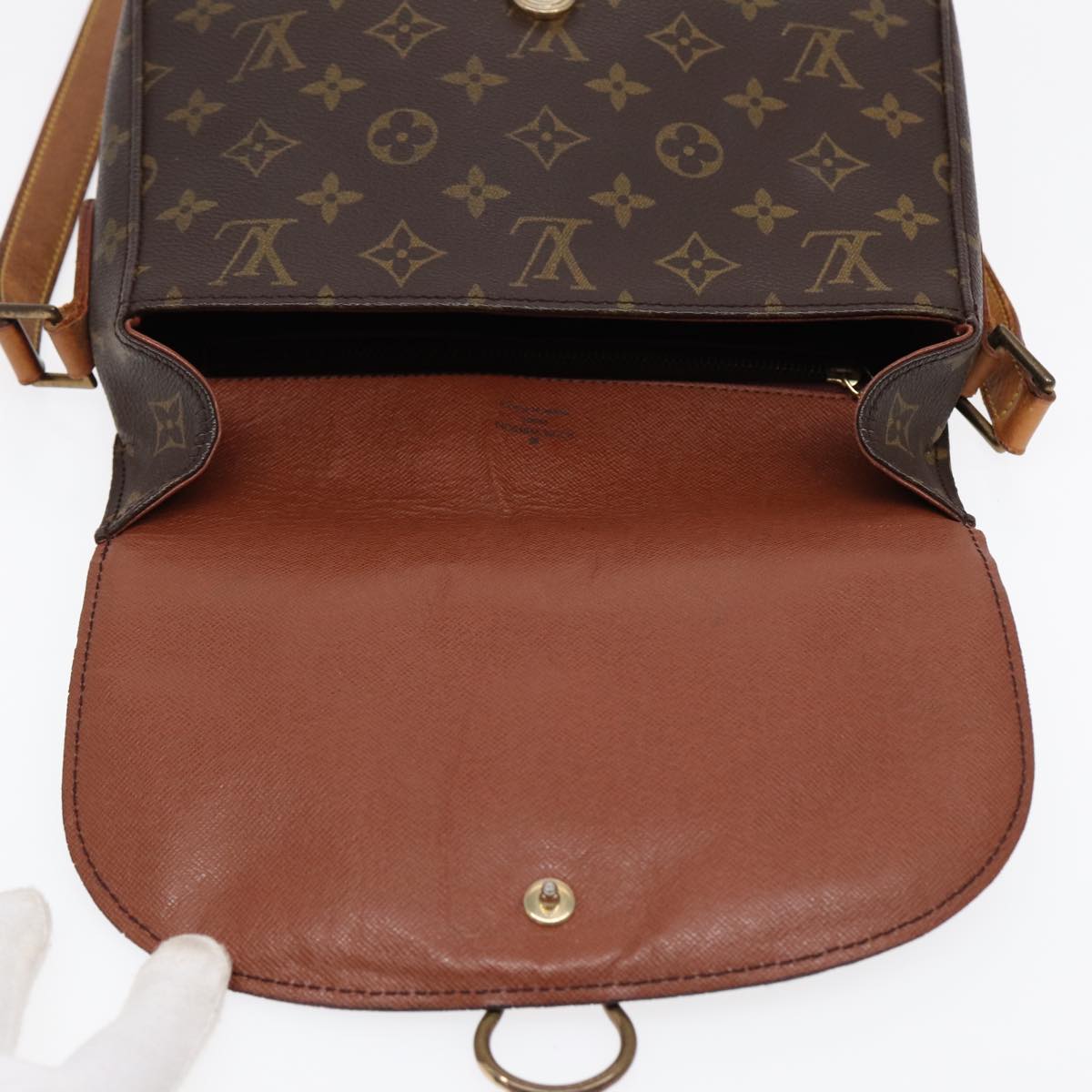 LOUIS VUITTON Monogram Saint Cloud GM Shoulder Bag M51242 LV 87184