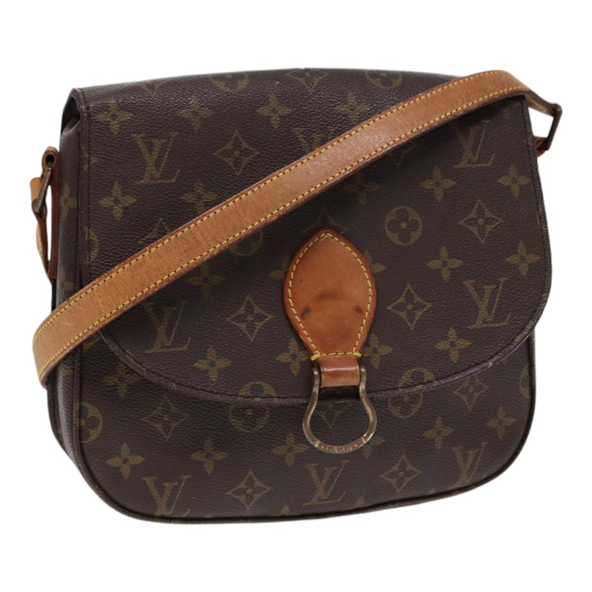 LOUIS VUITTON Monogram Saint Cloud GM Shoulder Bag M51242 LV 87184