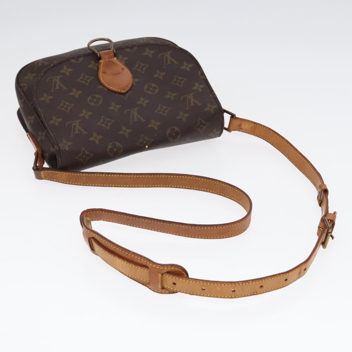 LOUIS VUITTON Monogram Saint Cloud GM Shoulder Bag M51242 LV 87184