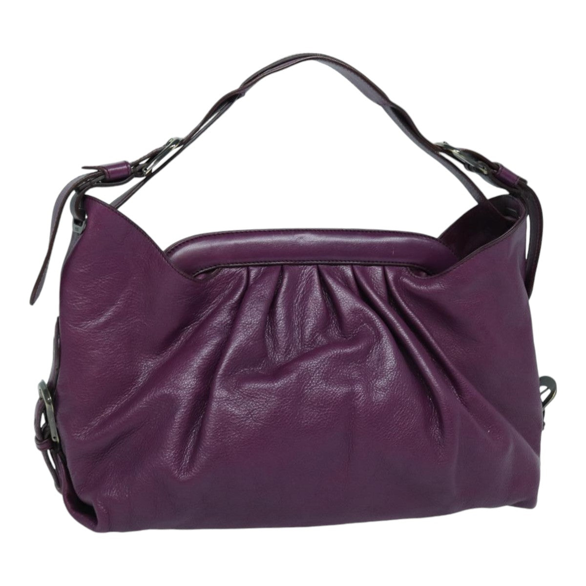 Luxury Fendi Shoulder Bag Leather Purple87215