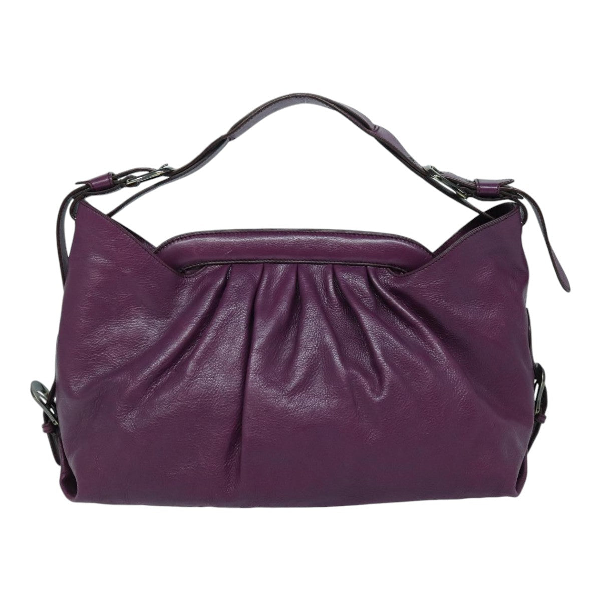 Luxury Fendi Shoulder Bag Leather Purple87215