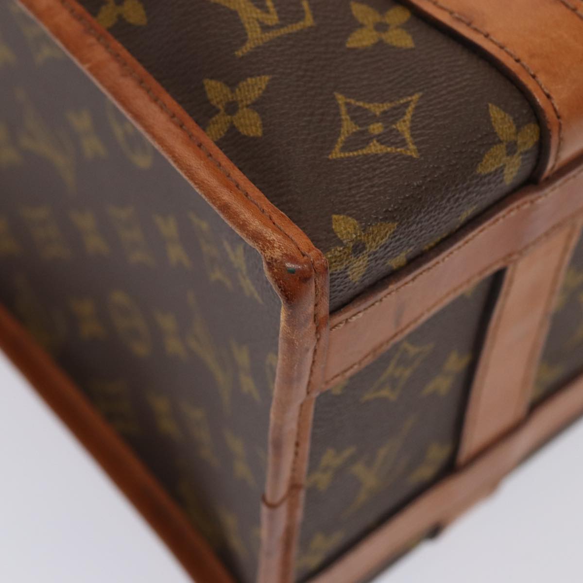 LOUIS VUITTON Monogram Sac Shan 30 Pet Carry M42024 LV 87233