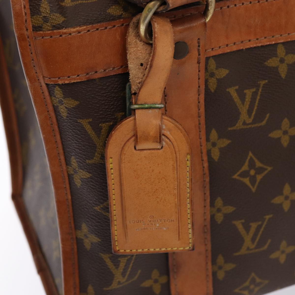 LOUIS VUITTON Monogram Sac Shan 30 Pet Carry M42024 LV 87233