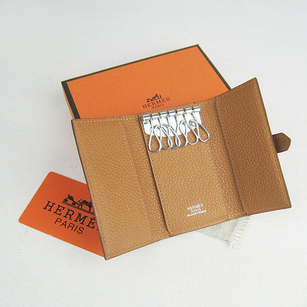 Luxury Hermes Wallet H022 Ladies Cow Leather Coffee