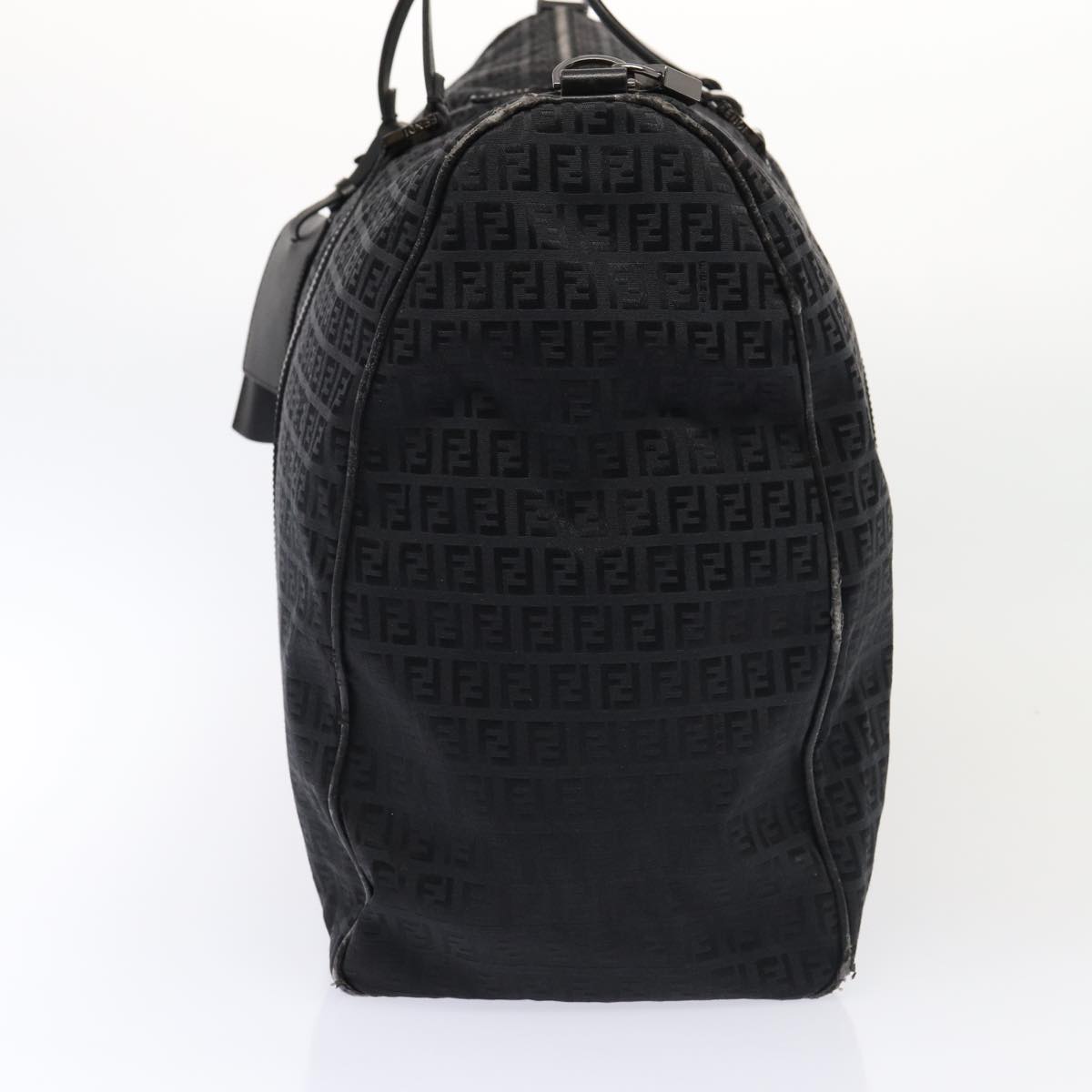 Luxury Fendi Zucchino CanvasNylon Black87315
