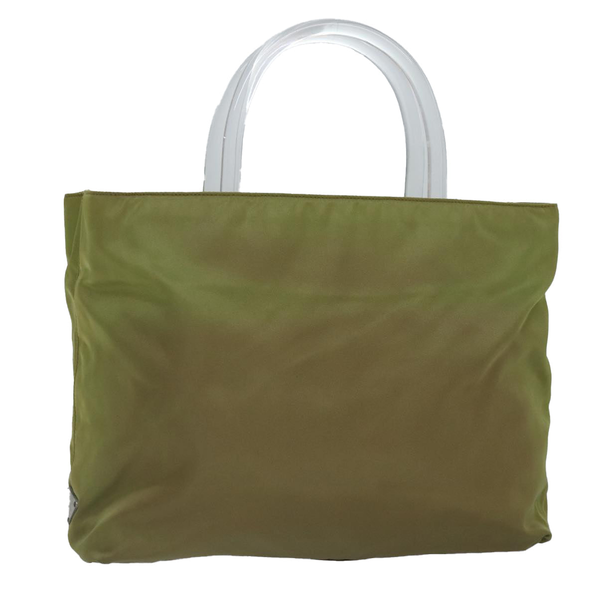 Luxury Prada Hand Bag Nylon Khaki  87346