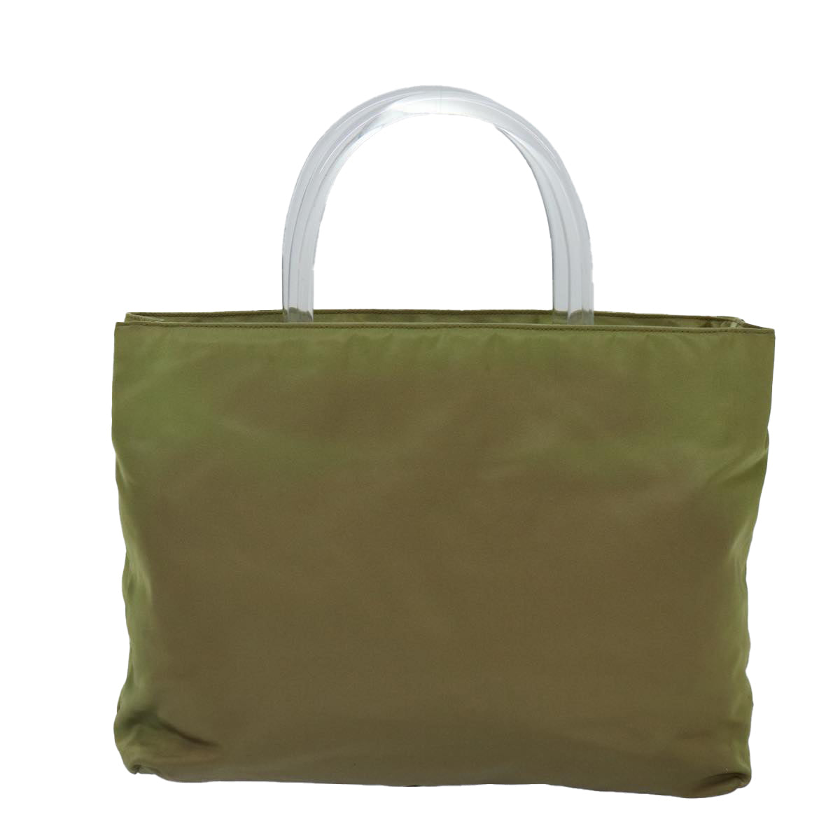 Luxury Prada Hand Bag Nylon Khaki  87346