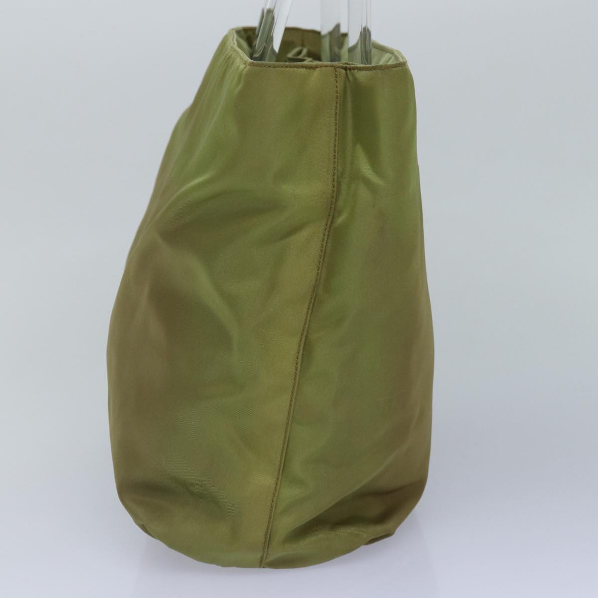 Luxury Prada Hand Bag Nylon Khaki  87346
