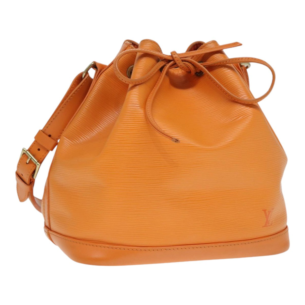 LOUIS VUITTON Epi Petit Noe Shoulder Bag Orange Mandarin M5901H LV 87364