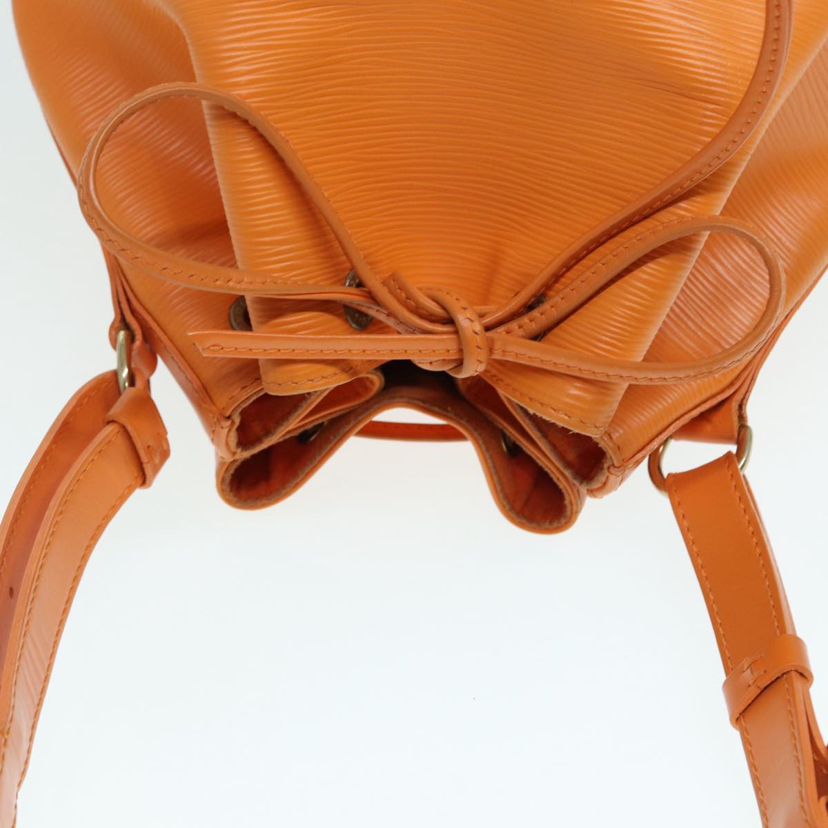 LOUIS VUITTON Epi Petit Noe Shoulder Bag Orange Mandarin M5901H LV 87364