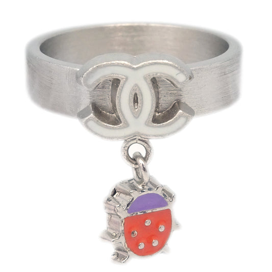 Luxury Chanel Ladybug Ring Silver #53 #13 04P