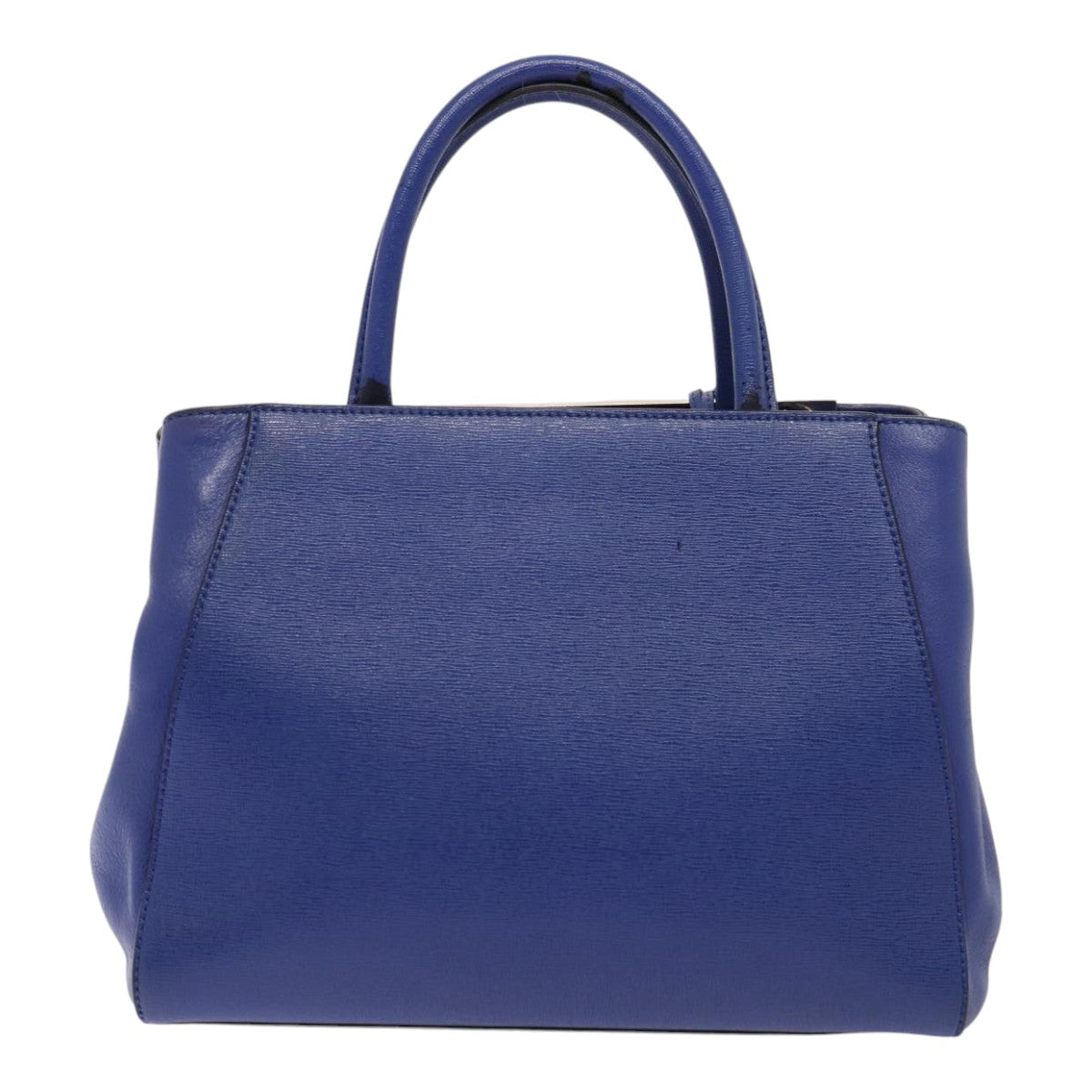 Luxury Fendi To joule Hand Bag Leather 2way Blue87435