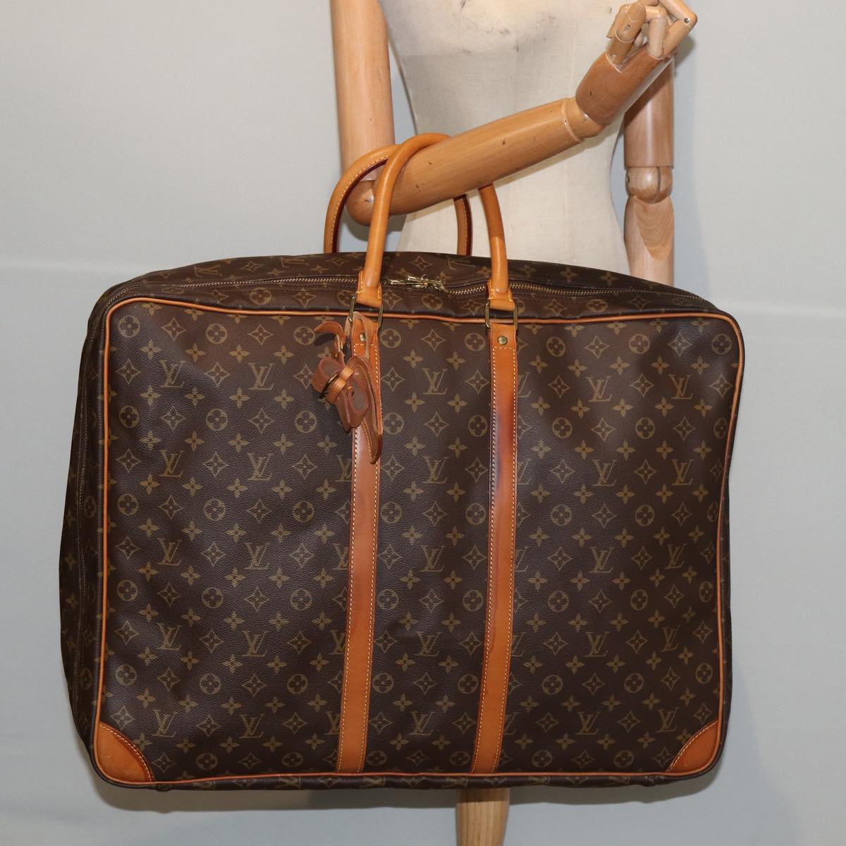 LOUIS VUITTON Monogram Sirius 55 Boston Bag M41404 LV 87447