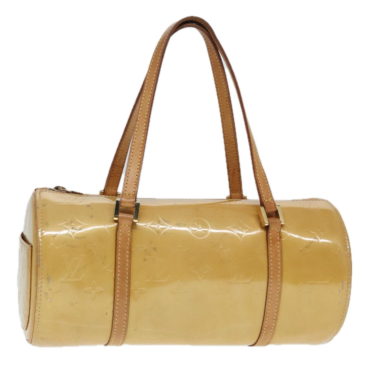 LOUIS VUITTON Monogram Vernis Bedford Hand Bag Beige M91006 LV 87473