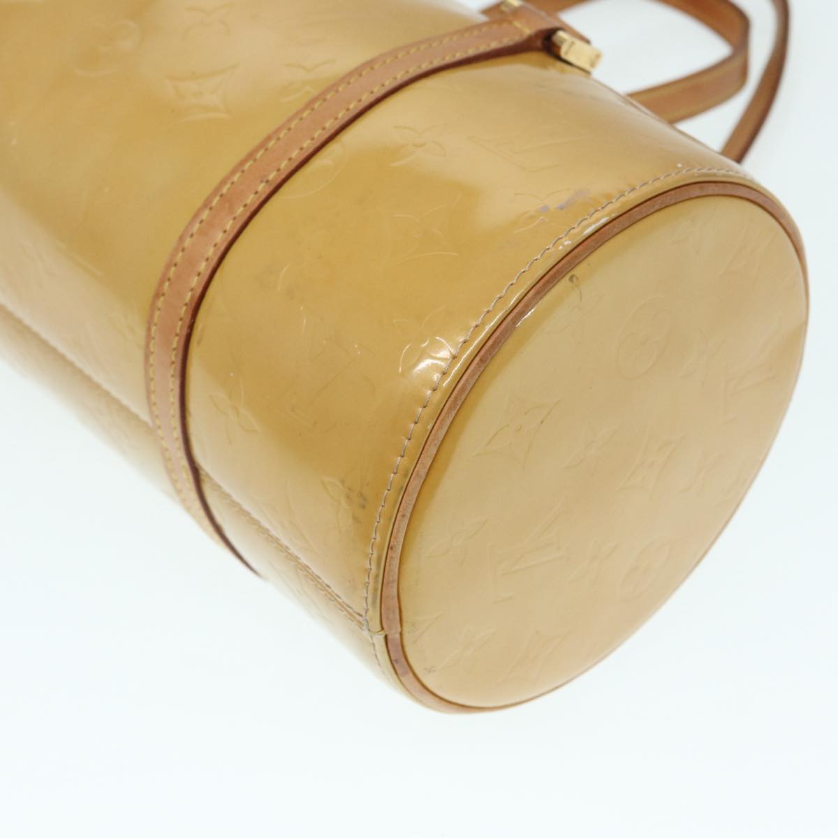 LOUIS VUITTON Monogram Vernis Bedford Hand Bag Beige M91006 LV 87473