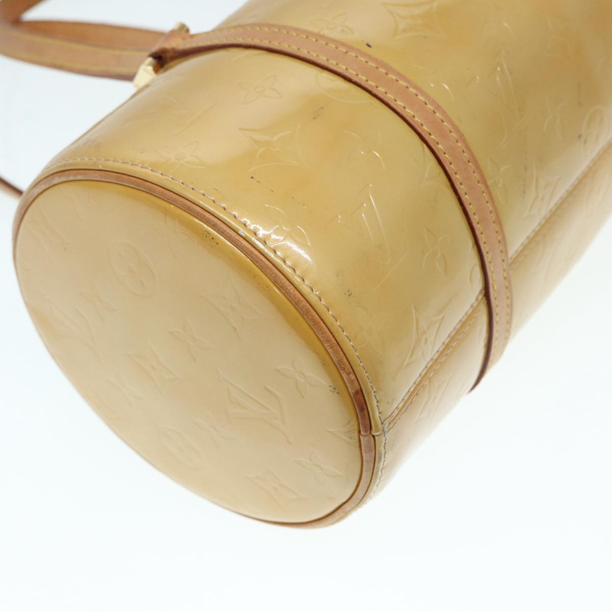 LOUIS VUITTON Monogram Vernis Bedford Hand Bag Beige M91006 LV 87473