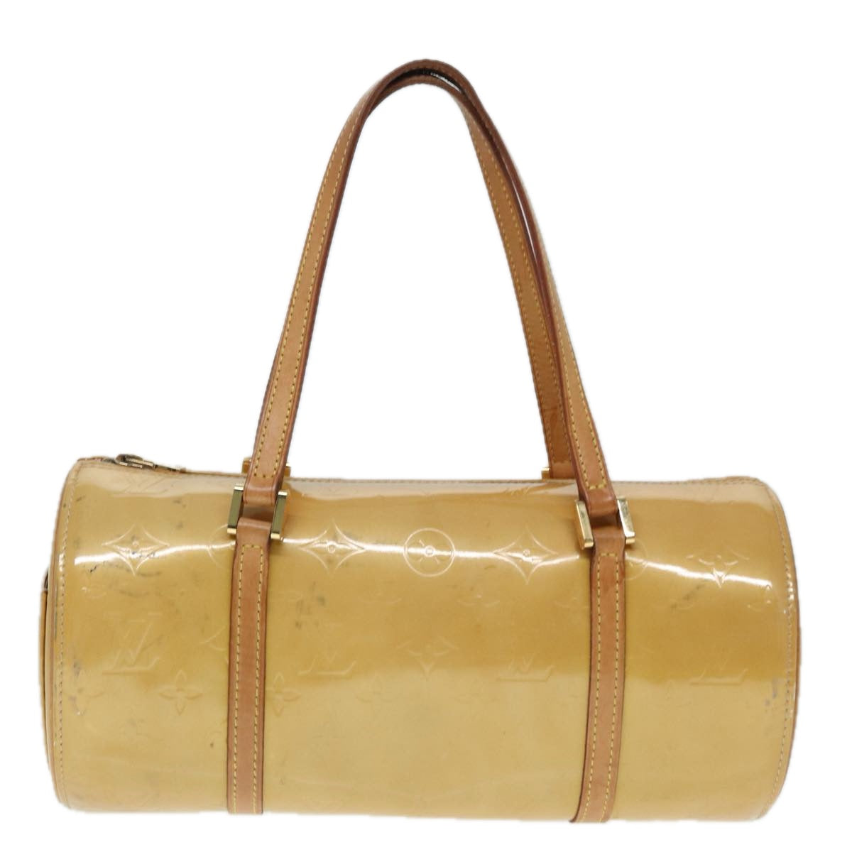 LOUIS VUITTON Monogram Vernis Bedford Hand Bag Beige M91006 LV 87473