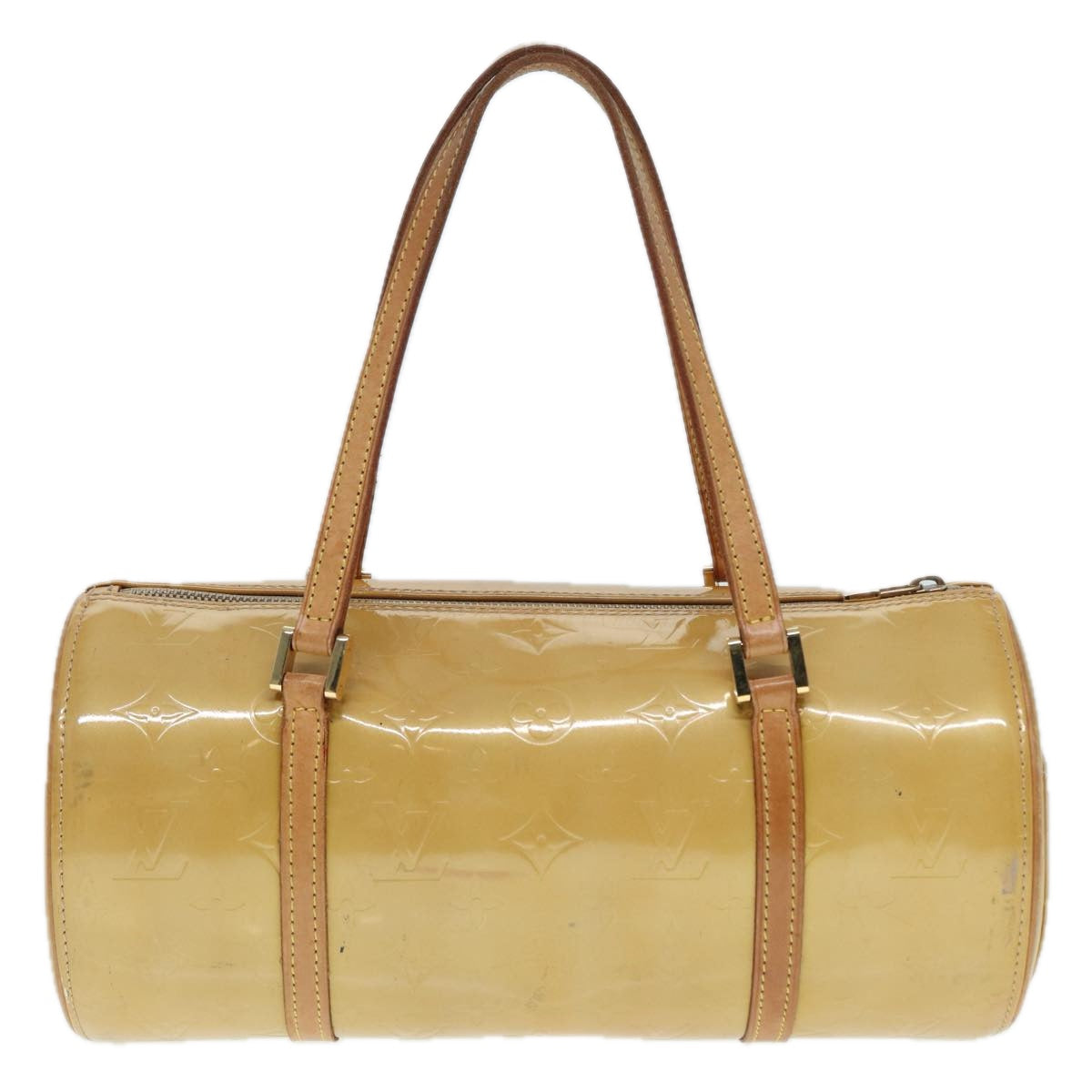 LOUIS VUITTON Monogram Vernis Bedford Hand Bag Beige M91006 LV 87473