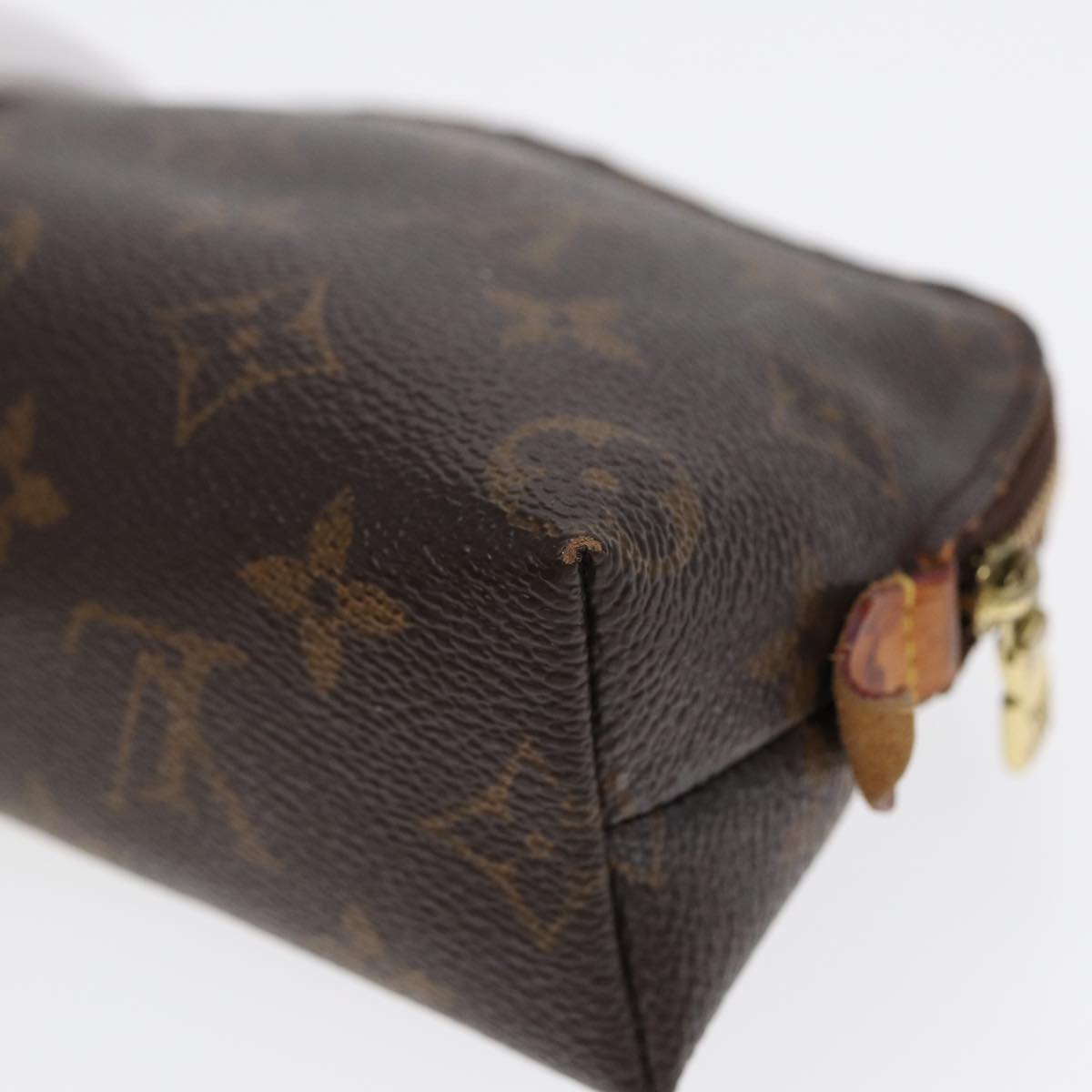 LOUIS VUITTON Monogram Pochette Cosmetic PM Cosmetic Pouch M47515 LV 87474