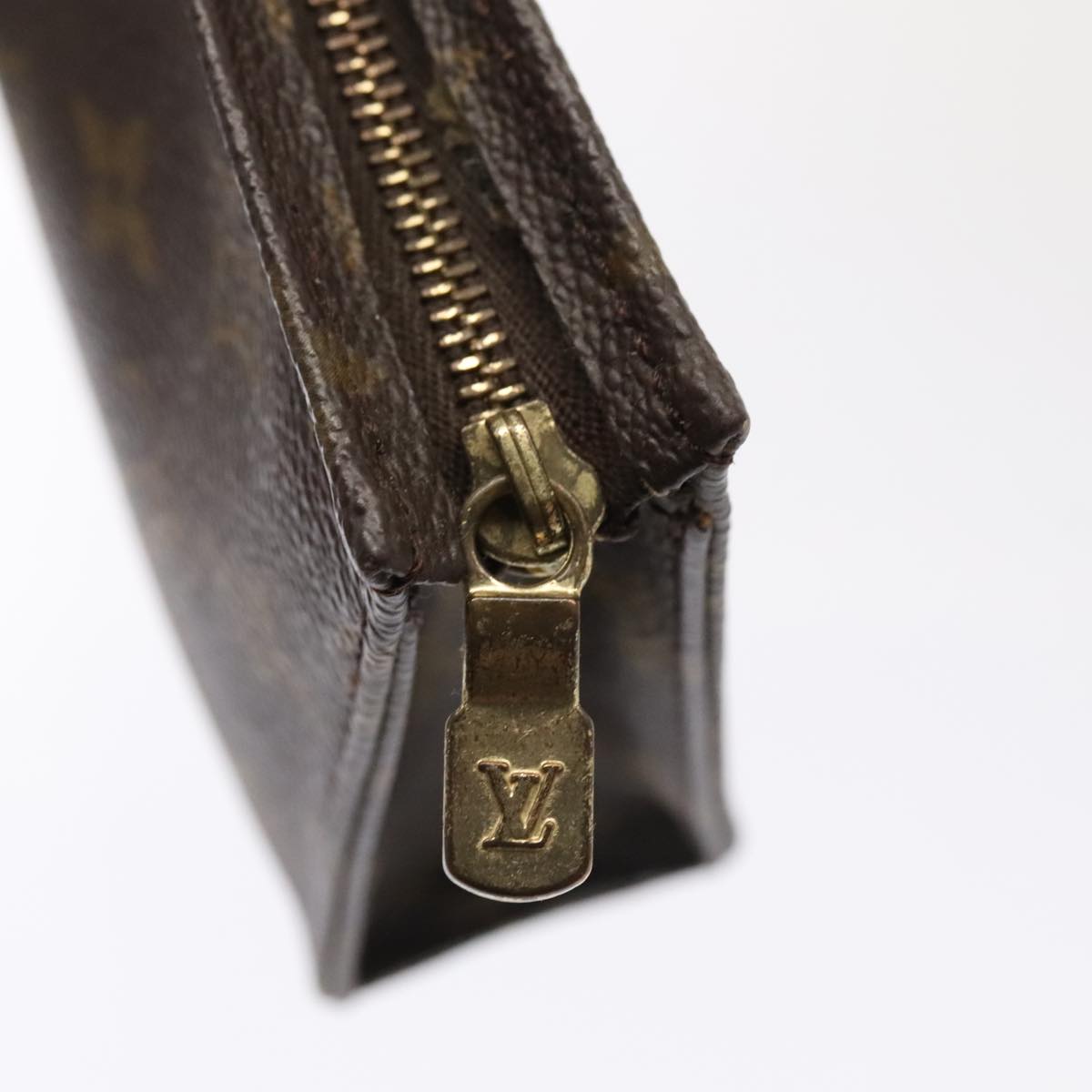 LOUIS VUITTON Monogram Poche Toilette 15 Pouch M47546 LV 87477
