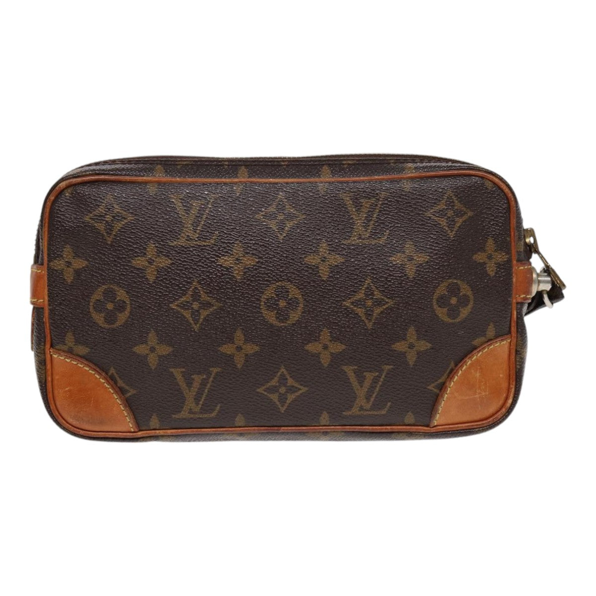 LOUIS VUITTON Monogram Marly Dragonne PM Clutch Bag M51827 LV 87478