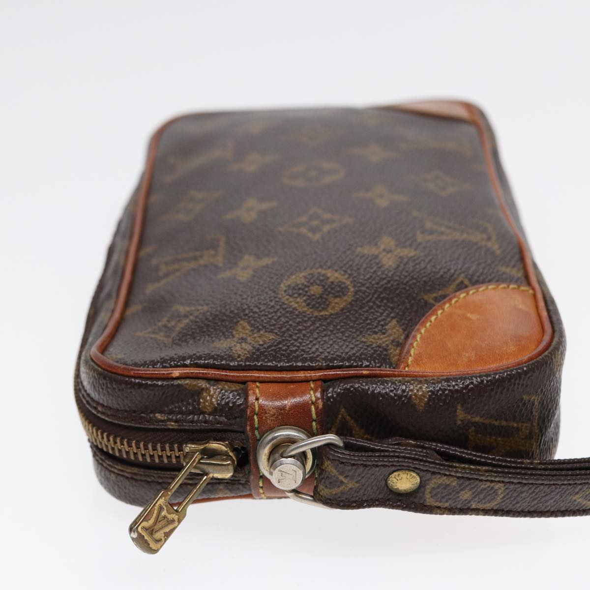 LOUIS VUITTON Monogram Marly Dragonne PM Clutch Bag M51827 LV 87478