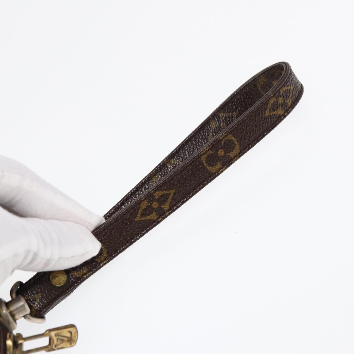 LOUIS VUITTON Monogram Marly Dragonne PM Clutch Bag M51827 LV 87478