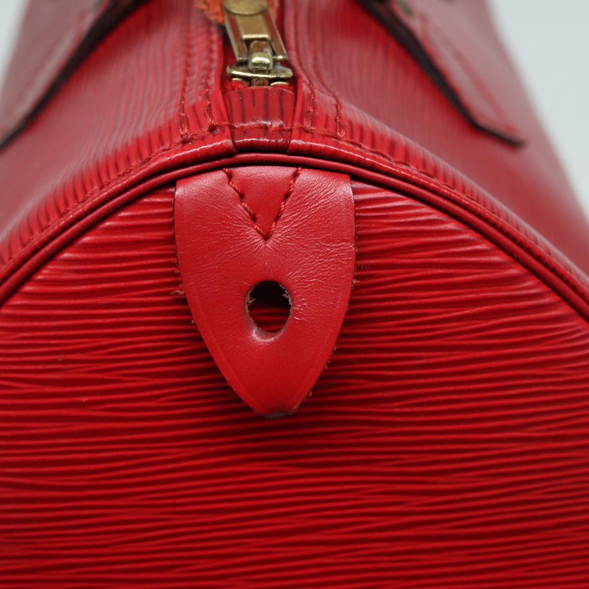 LOUIS VUITTON Epi Speedy 30 Hand Bag Castilian Red M43007 LV 87485