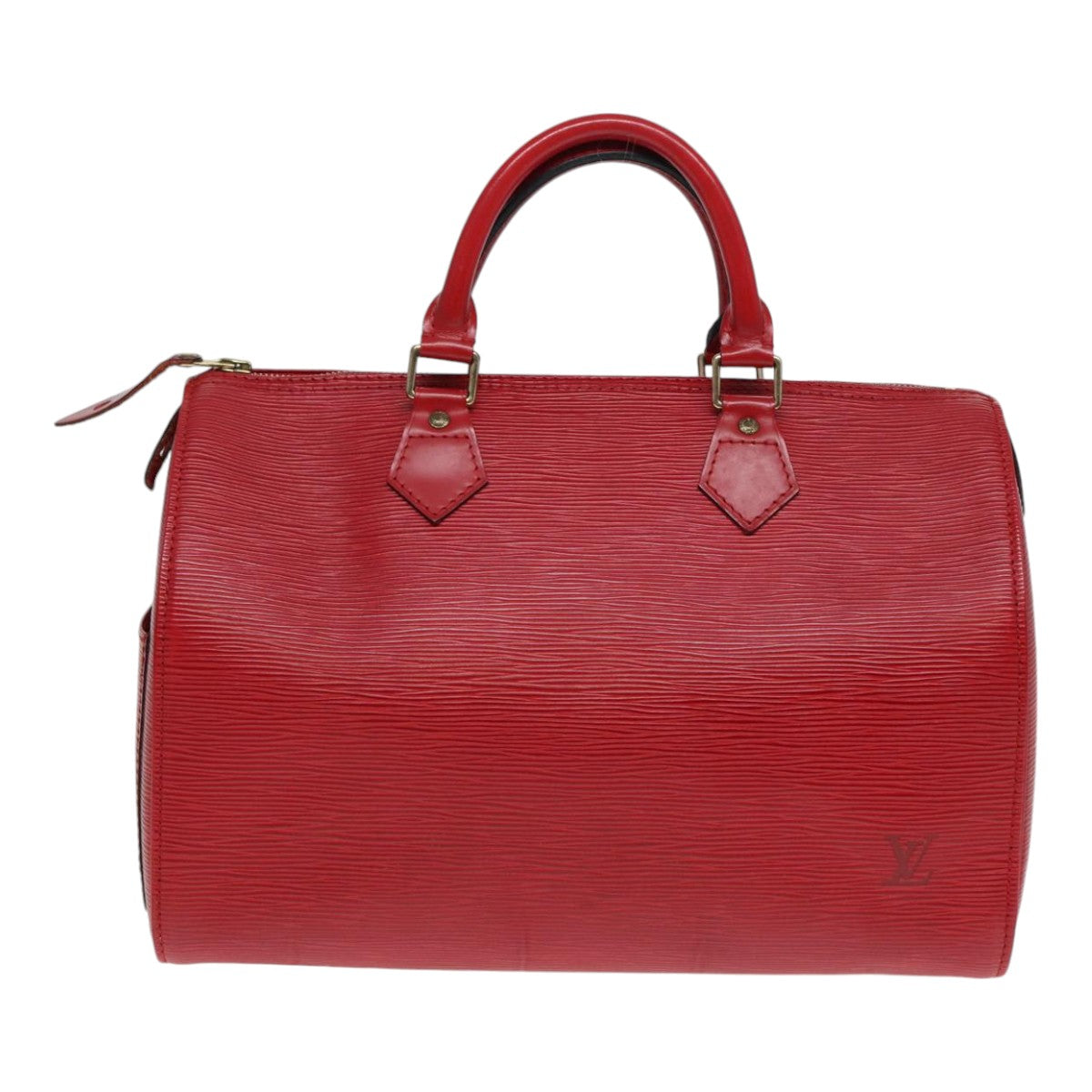 LOUIS VUITTON Epi Speedy 30 Hand Bag Castilian Red M43007 LV 87485