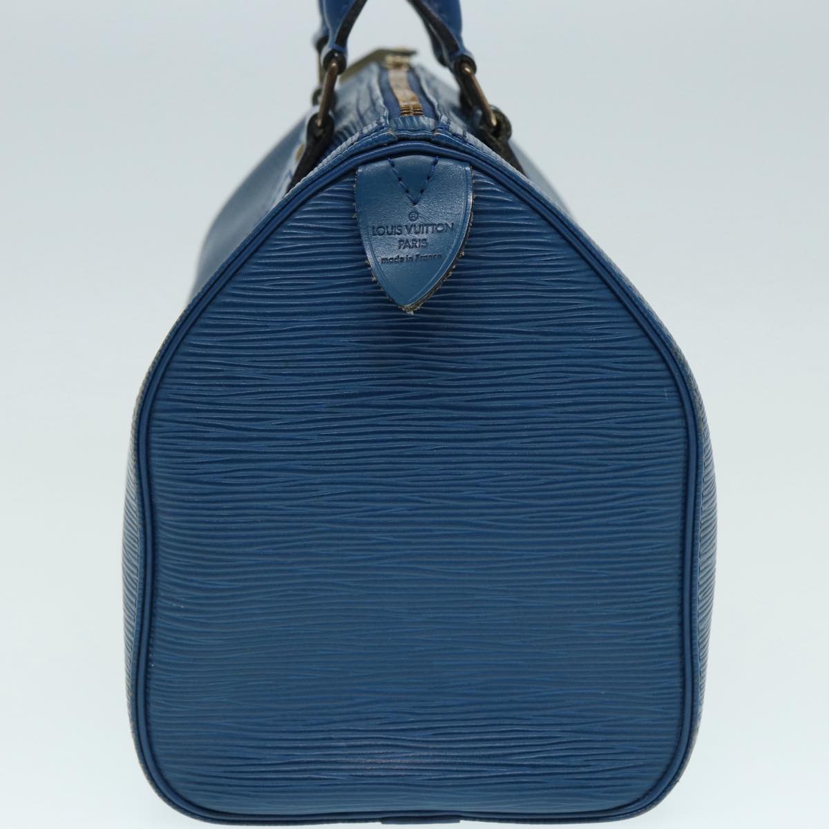 LOUIS VUITTON Epi Speedy 25 Hand Bag Toledo Blue M43015 LV 87489